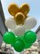 100-Pack 12 Inch Latex Balloons Green White Gold - For St. Patrick's Day, Christmas, Graduation, Wedding, Baby Shower Decorations